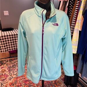 The North Face Blue and Purple Ski Jacket